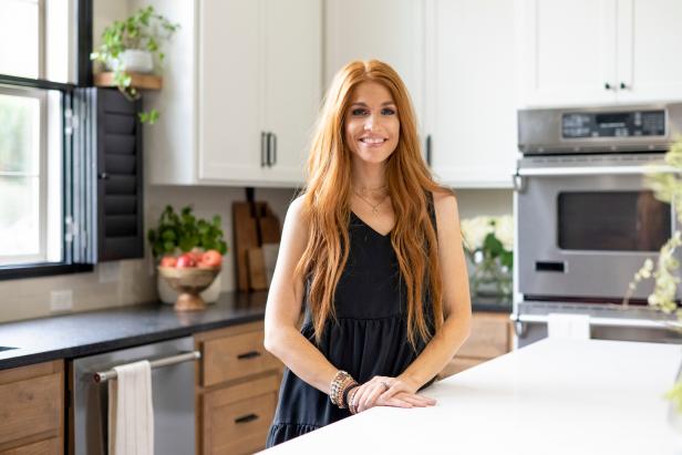 FAIRVIEW, TX - JUNE 3: Host Jennifer Todryk poses for a portrait in the redesigned kitchen as she prepares to reveal the space to the Anderson family after renovation, as seen on HGTV’s No Demo Reno.