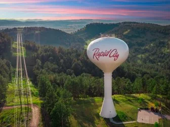 Water Tower in Rapid City, South Dakota