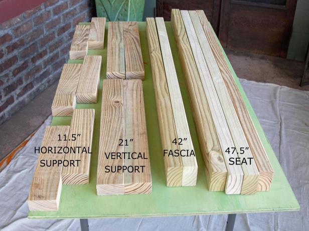 How to Build a Slatted Wood Bench