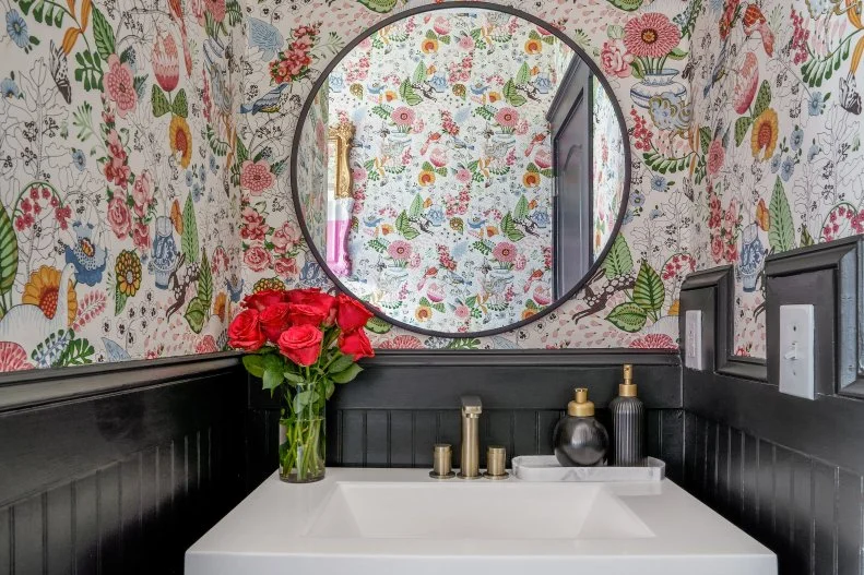 Transitional, Eclectic Bathroom