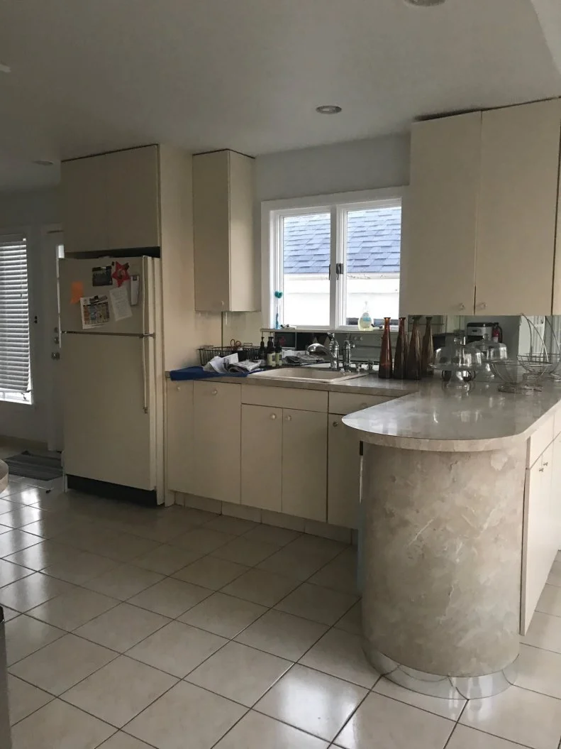 Before: Kitchen With Dated Features