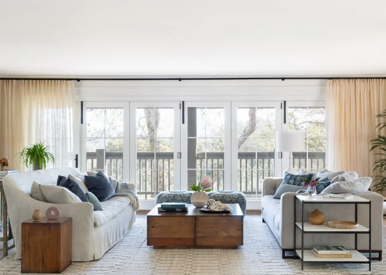 Transitional Neutral Living Room