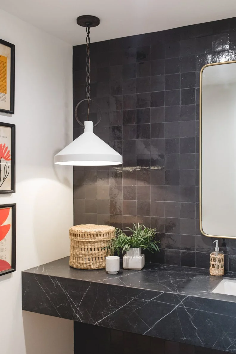 Black and White Bathroom