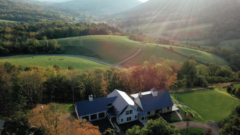 Mountain Home Nestled in the Rolling Hills of Virginia