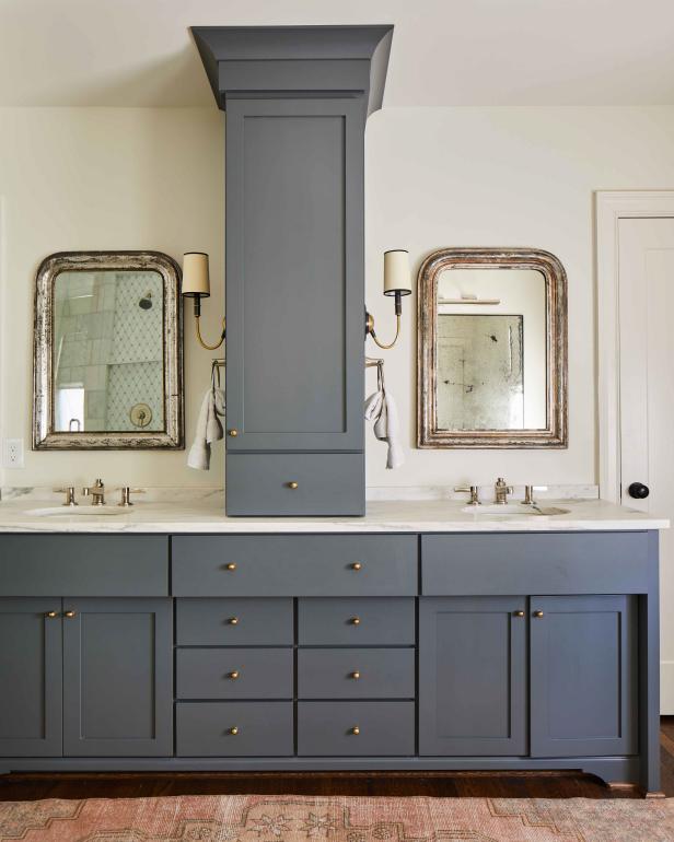 Bathroom With Antique Mirrors