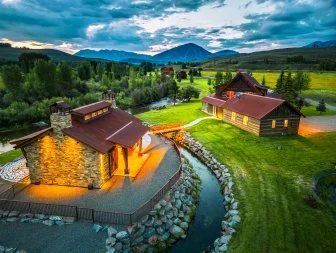 Stone Cabin and Creek