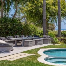 Malibu Pool and Sitting Area