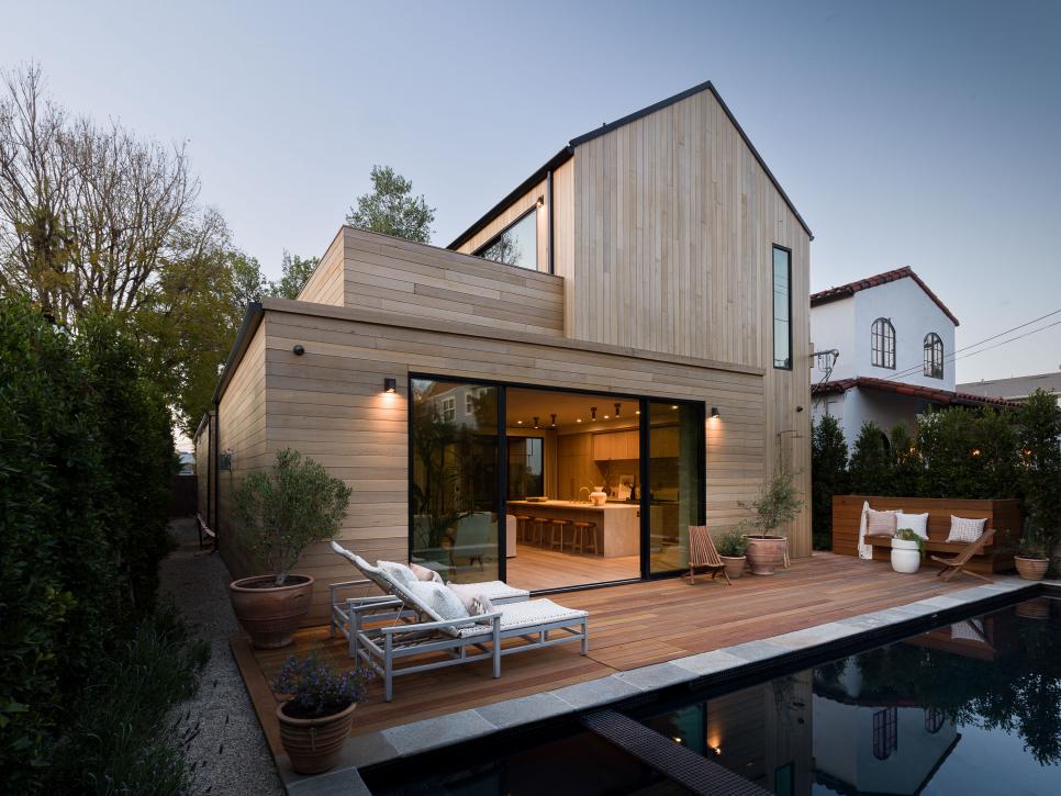A Unique Take on a Scandinavian A-Frame Home in Studio City