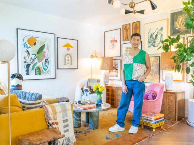Los Angeles Designer Dabito in His Living Room