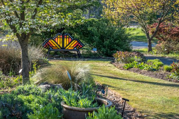 This waystation at the University of Tennessee Gardens was created as a "pit stop" for migrating monarchs.