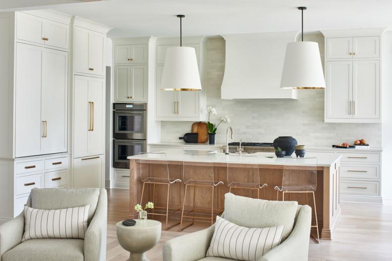 White and Wood Kitchen