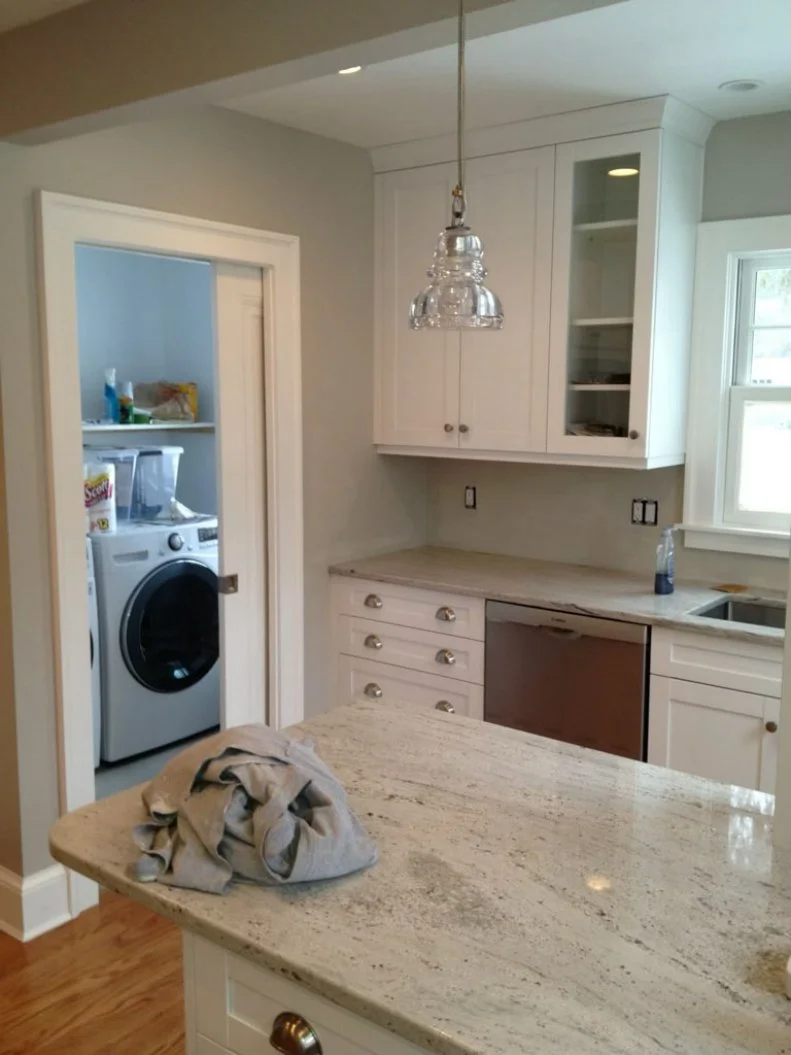 Before: Kitchen With Outdated Fixtures