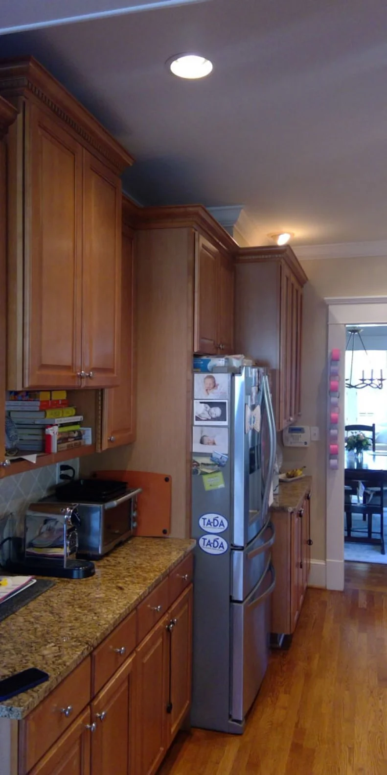 Before: Kitchen With Cabinets of Differing Depths