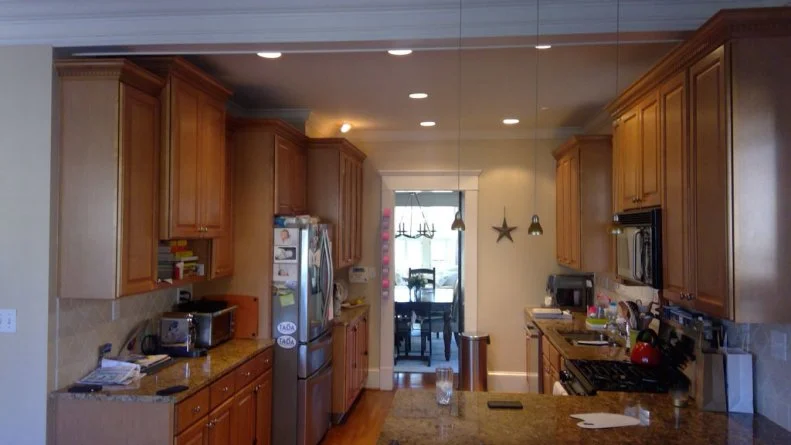 Before: Kitchen Needed Better Lighting and Layout