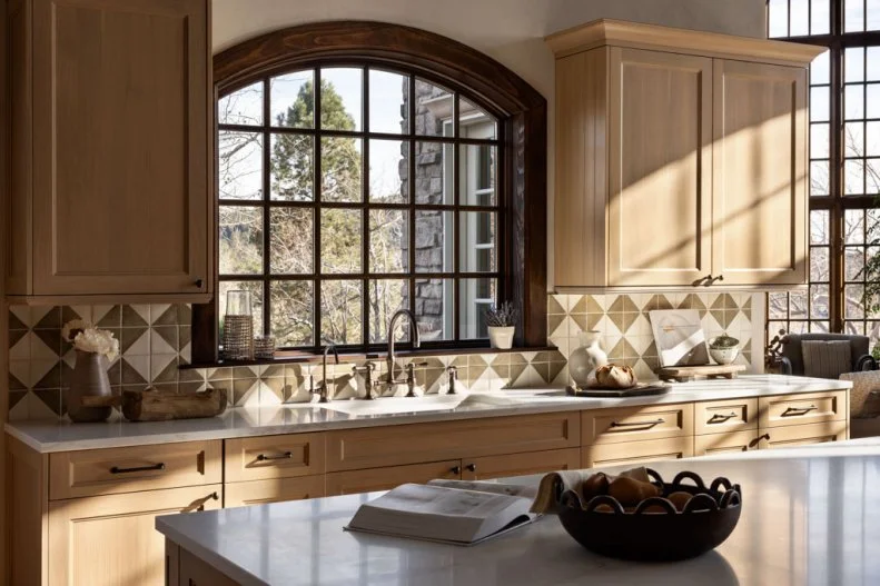 Neutral French Country Kitchen