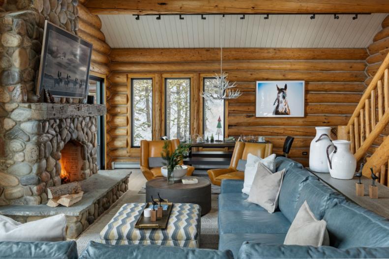 Log Cabin Living Room