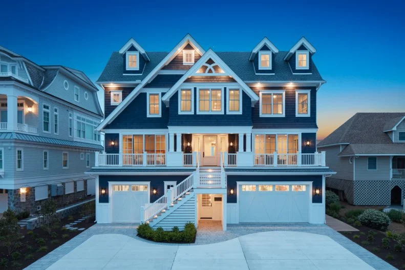 Navy Beach House Exterior