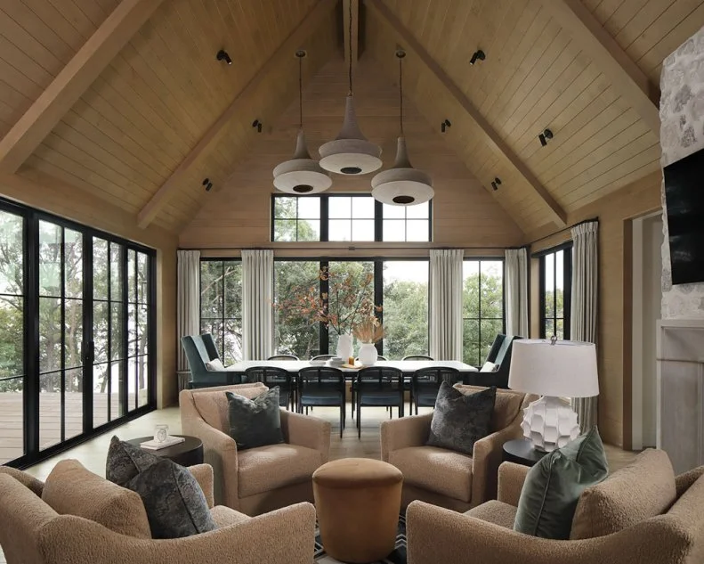 Intimate Sitting Area in Neutral Contemporary Living Space