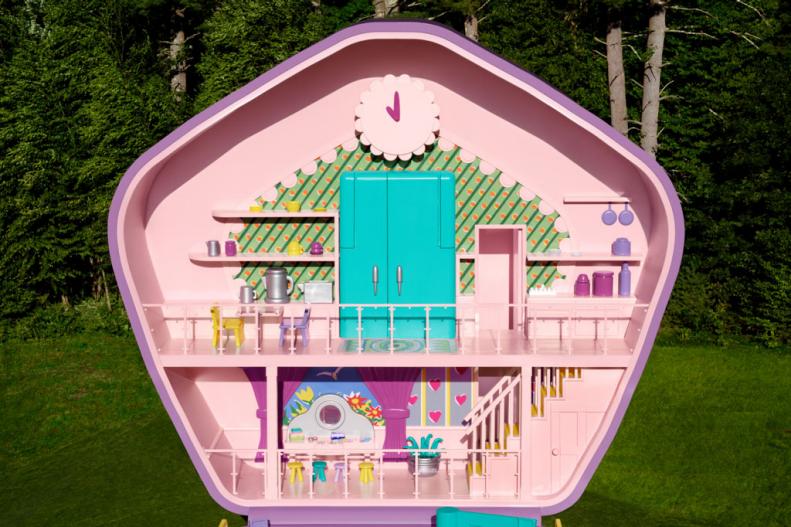 Polly Pocket Kitchen and Vanity