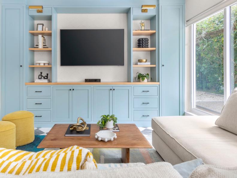 Light Blue Family Room