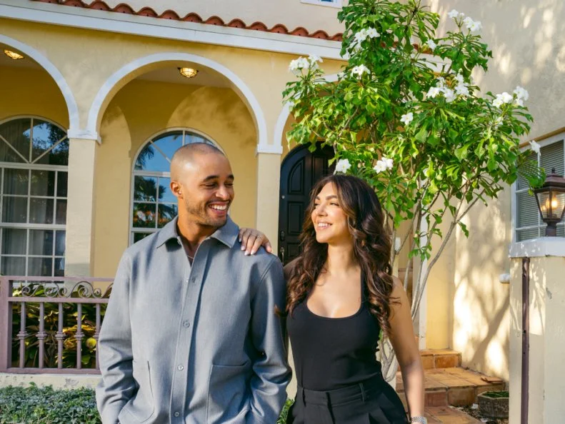 Hosts Ray and Eilyn Jimenez, as seen on Divided by Design, Season 1.