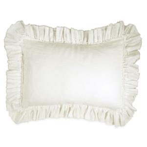 Ivory Ruffle Pillow