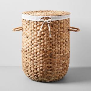 Round Weave Laundry Basket
