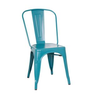Turquoise Metal Dining Chairs