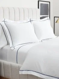 Boll & Branch Signature Embroidered Organic Cotton Duvet Set