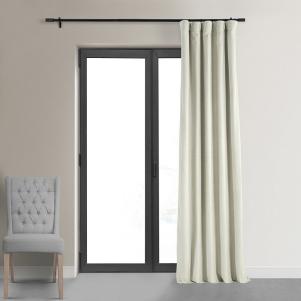 Ollivia Velvet Blackout Single Curtain Panel
