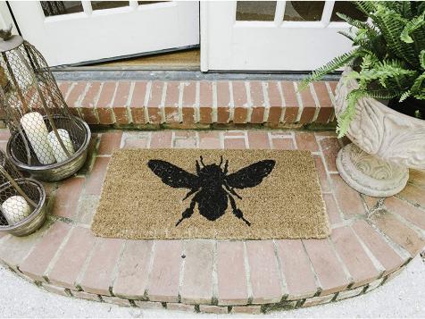 28 Cute Doormats for Welcoming Spring