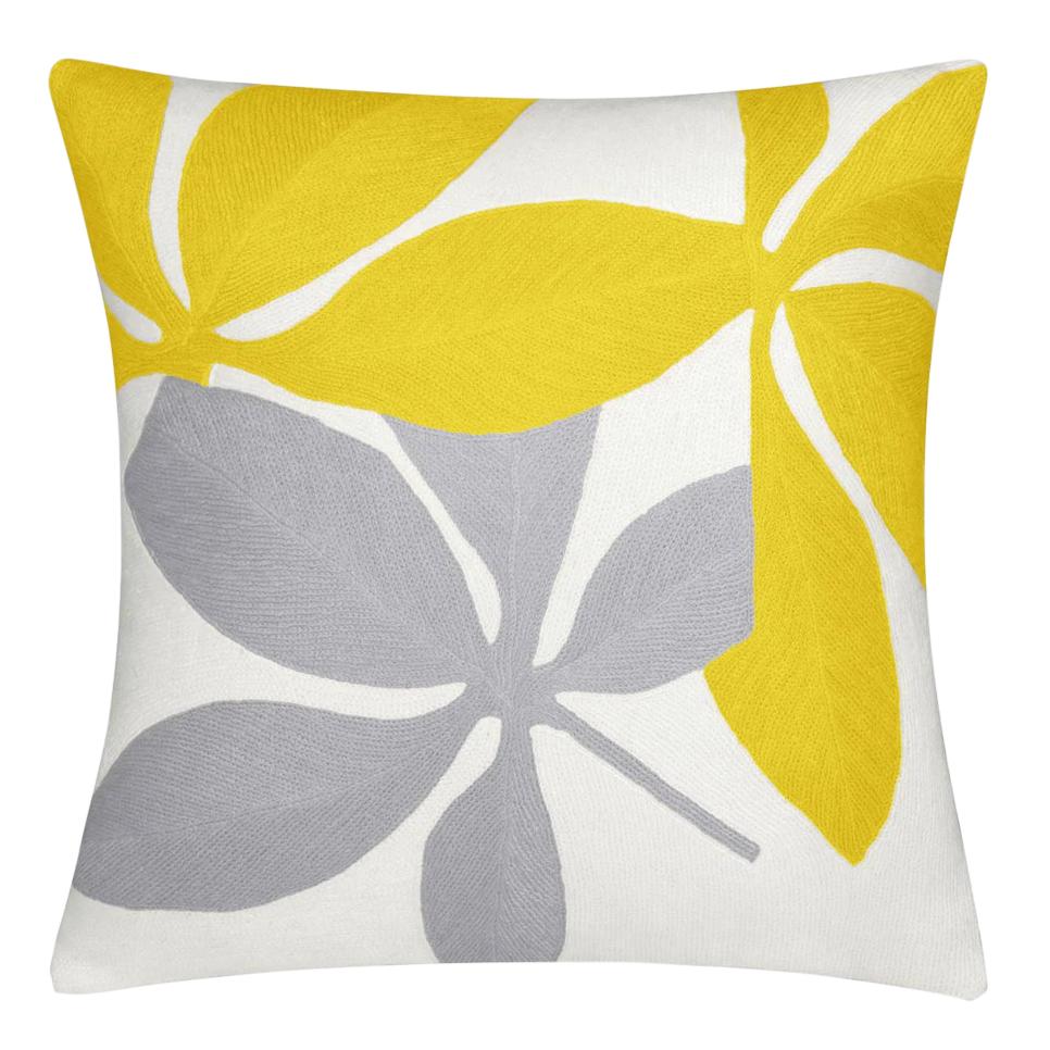 Yellow Flower Pillow: High