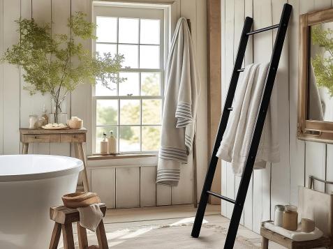 15 Beautiful Blanket Ladders We Love Right Now