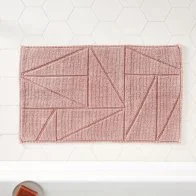 West Elm Triangle Sculpted Bath Mat