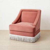 Opalhouse Alberhill Velvet Chair with Fringe