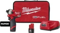 Milwaukee M12 Fuel Surge Hydraulic Impact Driver (2551-22)