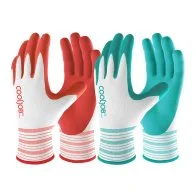 COOLJOB Breathable Rubber Gardening Glove Set