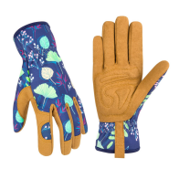 WOHEER Leather Thorn-Proof Gardening Gloves