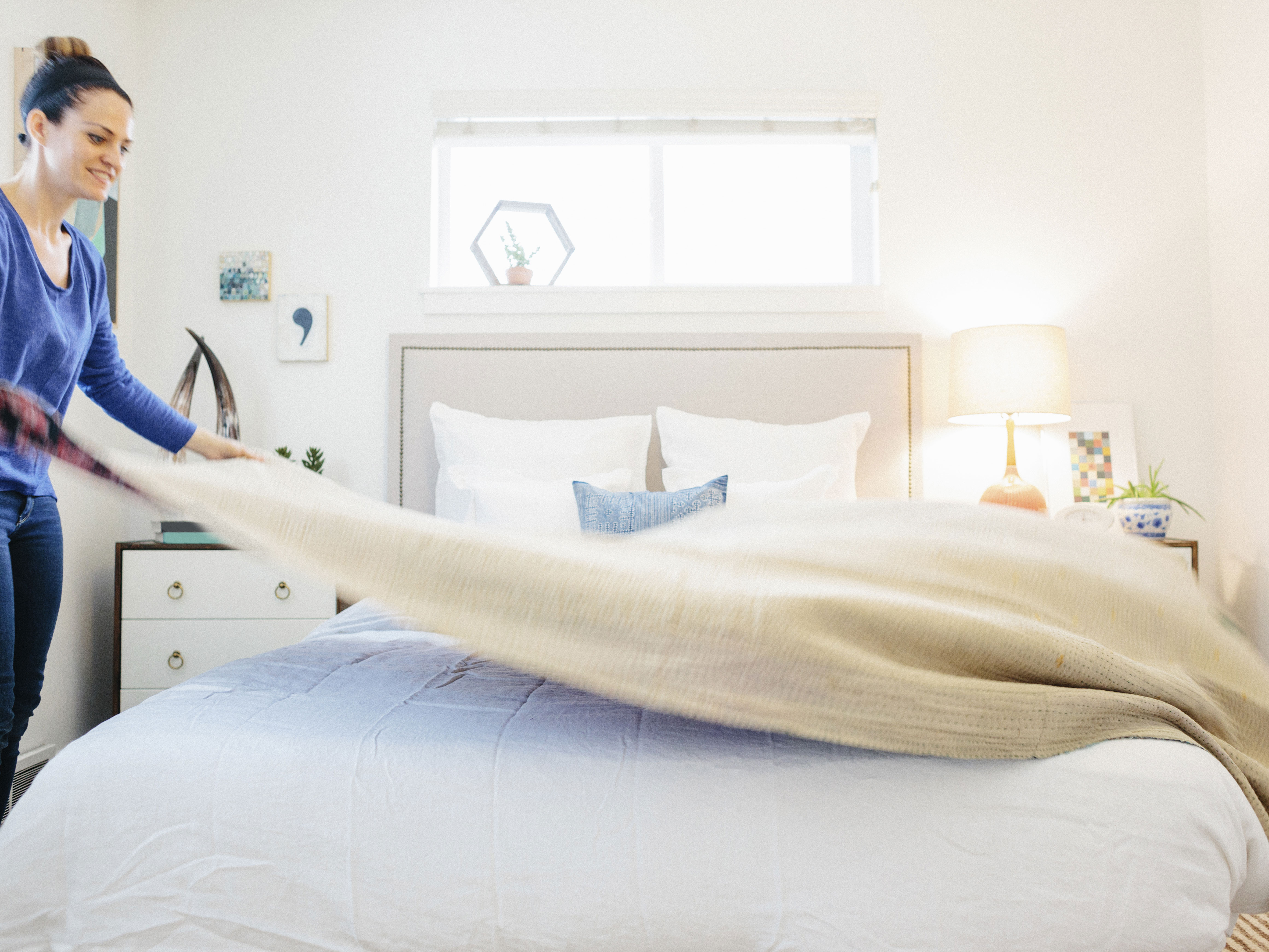 spring cleaning bedroom