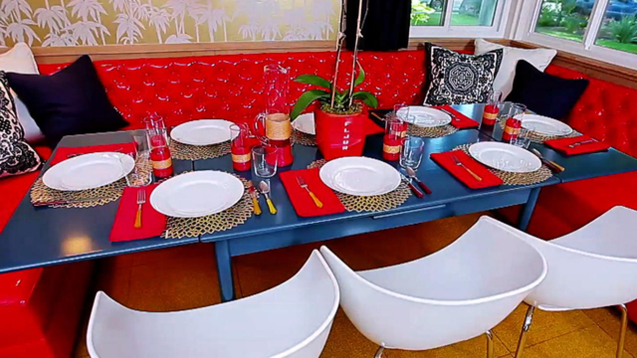 Modern Tropical Dining Room