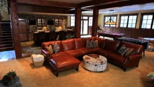 Ultimate Basement Hangout in Colorado Ski Lodge