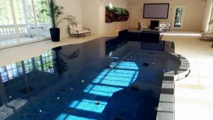 Million Dollar Rooms Home Theater with Swimming Pool