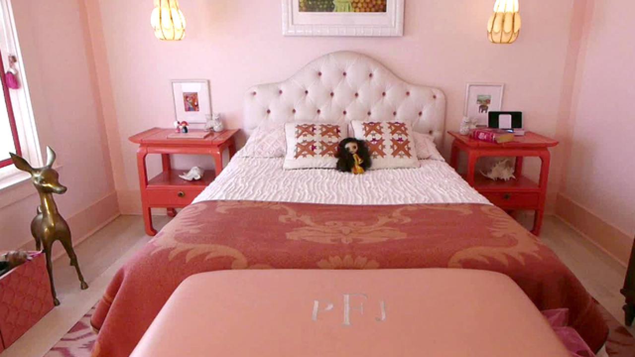 Girl's Pink Doll Bedroom