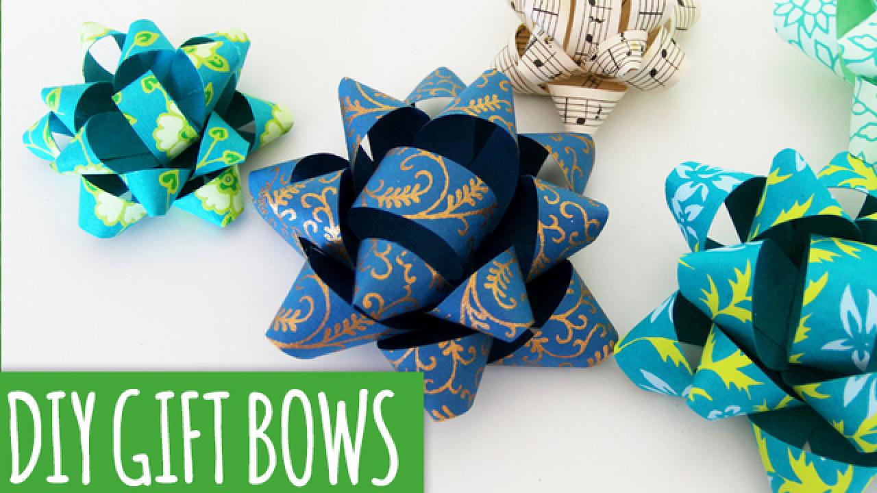 DIY Paper Gift Bows