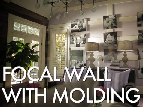 Adding Molding to a Large Wall