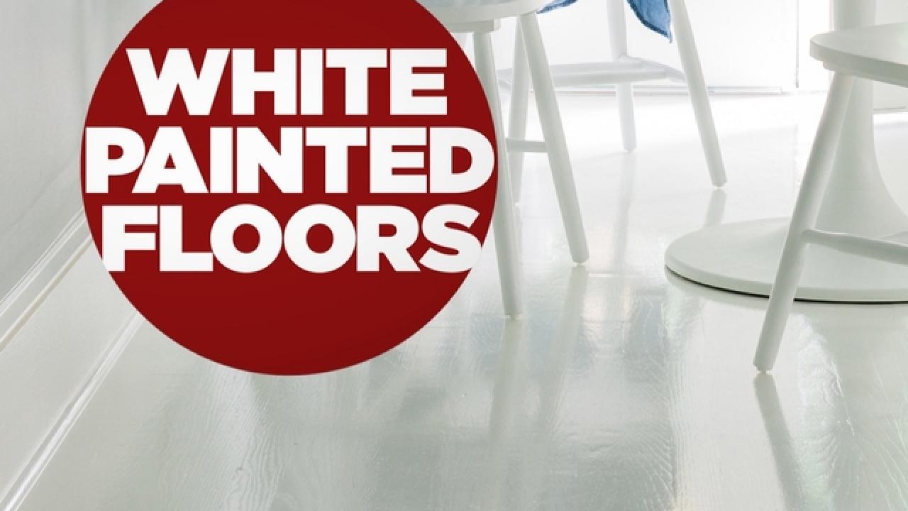 White Painted Floors? Yes!