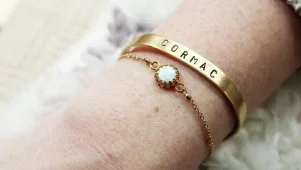 DIY Stamped Bracelet