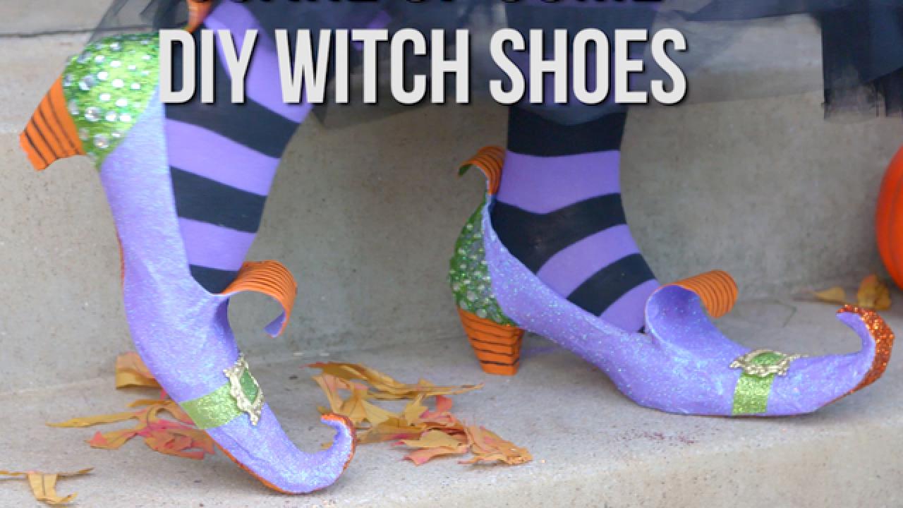 DIY Witch Shoes