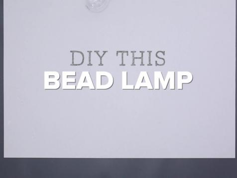 DIY Bead Lamp