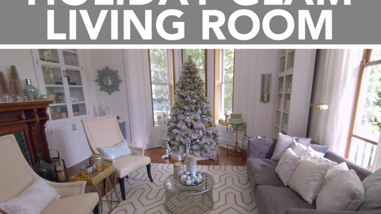 Holiday Glam Living Room